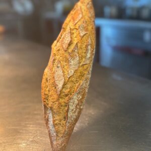 Pain au algues et citron confit