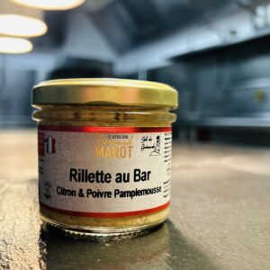 Rillettes de bar citron et pamplemousse
