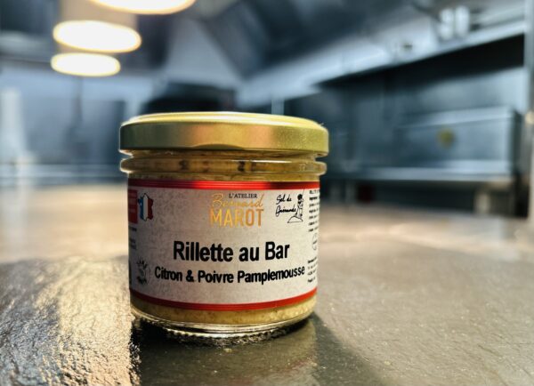 Rillettes de bar citron et pamplemousse