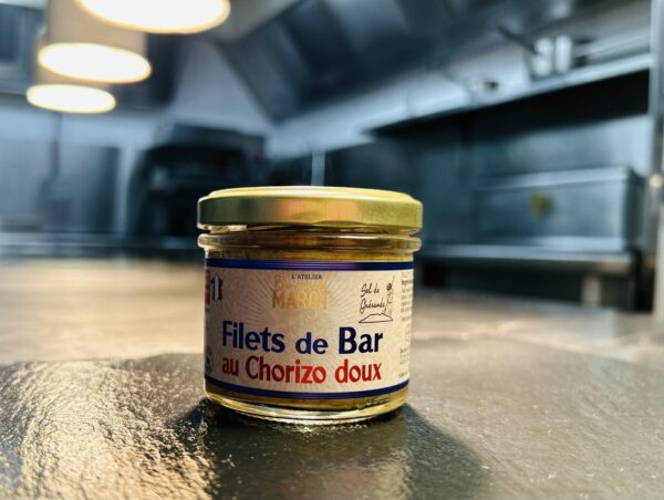 Filets de bar au chorizo doux