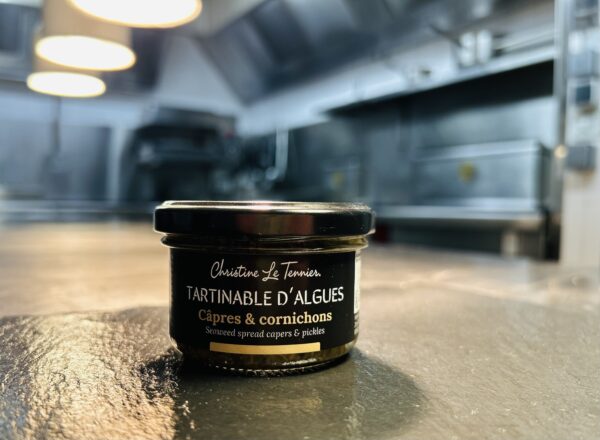 Tartinable d’algue câpre et cornichon